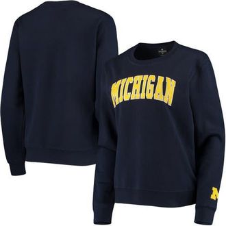 Colosseum Womens Colosseum Navy Michigan Wolverines Campanile Pullover Sweatshirt at Nordstrom, Size Xx-Large