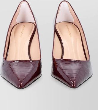 Stuart Weitzman leather supersculpt pumps