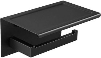 OEM 1 Paquete De Portarrollos De Papel Higi&eacute;nico Minimalista De Acero Inoxidable - Negro - (19118cm) - Crezuo
