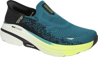 Skechers Mens Hands Free Slip-ins Max Cushioning Arch Fit Fortuitous 2.0 Sneaker, Blue/Black, 10 UK