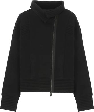 D.exterior Jack met ritssluiting - Zwart