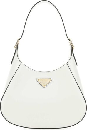 Prada White Cleo Shoulder Bag