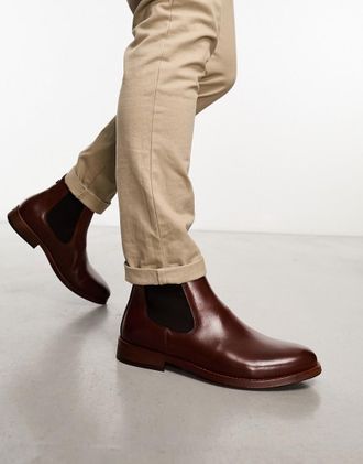 Barbour Bedlington - Stivaletti Chelsea mogano-Rosso