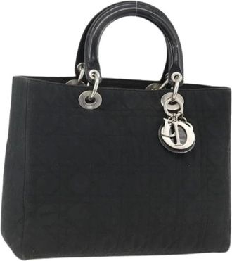 Dior Pre-owned Handbags, female, Black, Size: ONE SIZE Pre-owned Vintage Tote Bag