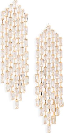 Tasha Multiple Strand Cubic Zirconia Chandelier Earrings in Gold/cz at Nordstrom Rack