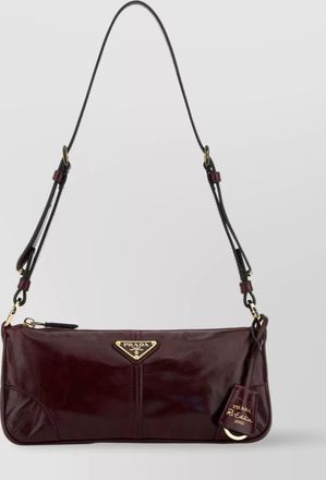 Prada leather shoulder bag hardware