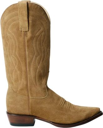 The Great. Su&egrave;de Cowboylaars - Dames - Cowboylaarzen - Bruin - 37 EU - Su&egrave;de - Schoenen
