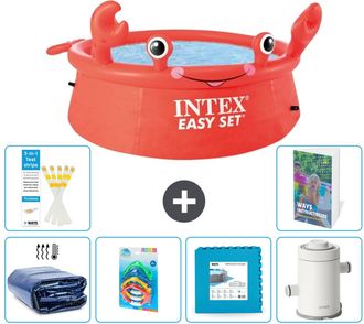 Intex Piscina Easy Set Redonda - Cangrejo - 183x51 Cm - 7-piezas S55