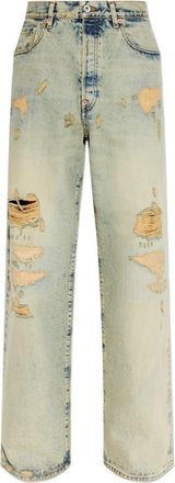 Kenzo Distressed Bleached-effect Jeans