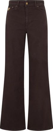 Lois Palazzo Jeans - Dames - Loose Fit Jeans - Zwart - W27 - Katoen - Jeans