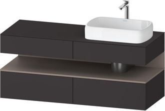 Duravit Qatego Consola Mueble Bajo Lavabo, 2 Extensiones, 2 - Duravit
