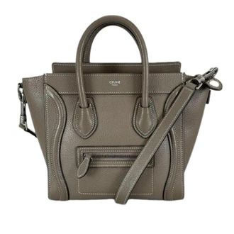 Celine Pre-owned Handbags, female, Gray, Size: ONE SIZE Pre-owned Vintage Handbag