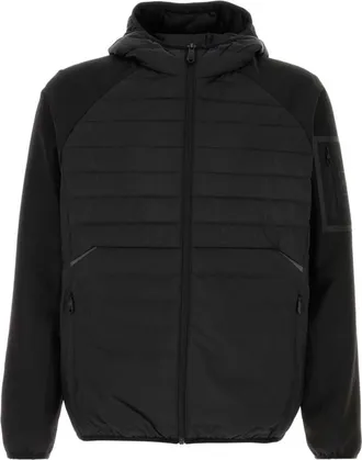 HUGO BOSS Black Hooded Logo Jacket