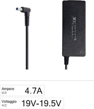 Trade Shop Trade Shop - Caricabatteria Alimentatore Compatibile Per Pc Computer Notebook Hp 90w Pc-ca016