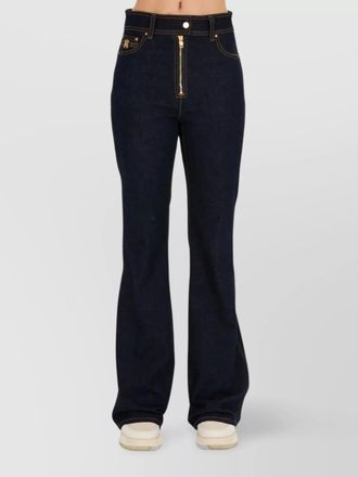 Amiri flared jean featuring five-pocket style