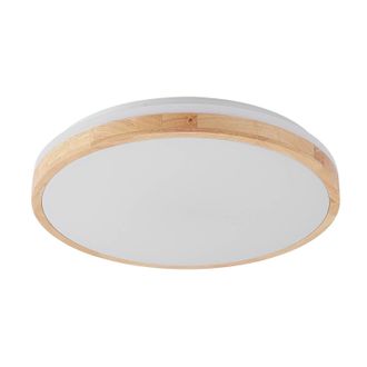 Lindby L&aacute;mpara De Techo Led emiva En Marr&oacute;n Madera - Lindby
