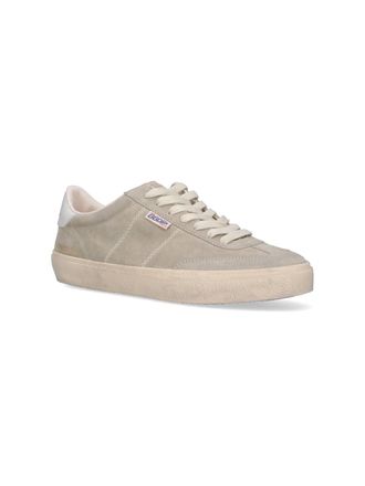 Golden Goose Cow Leather Low-Top Sneaker - Gray