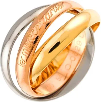 Cartier Yellow Gold (18K) Pink Gold (18K) White Gold (18K) Band Ring (Pre-Owned)