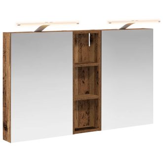 vidaXL Juego De Muebles De Ba&ntilde;o Con Estante 3 Pcs 100 X 10,5 X 60,5 Cm Vidaxl