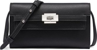 DKNY Bryar Wallet On A String in Black/silver at Nordstrom