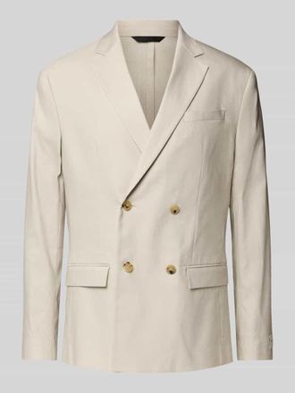 Calvin Klein Sakko mit Brustleistentasche in Beige, Größe 54