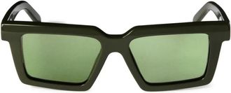 Off-white Groene zonnebril Stijlvolle UV-bescherming - unisex - Zonnebrillen - Groen - 54 MM - Accessoires