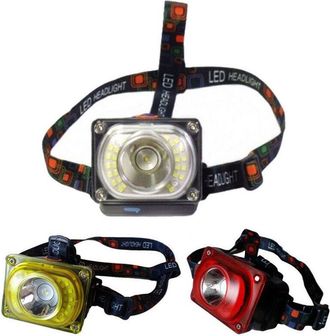 Trade Shop Trade Shop - Torcia Lampada Frontale Led Ricaricabile 30led Cree T6 4 Funzioni A Litio