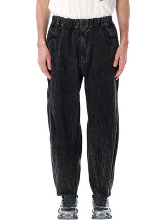 And Wander Textured Cotton Long Trousers