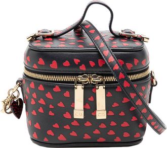 Dior Pre-owned Dior Micro Lambskin Heart Print Lady Dior Vanity Case Ladies YRV9MC7ONQI9N5MZ