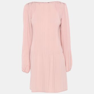 Maje Pink Viscose Dress