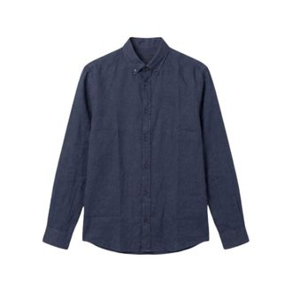 HUGO BOSS Casual Shirts - Heren - Casual Overhemden - Blauw - S - Overhemden