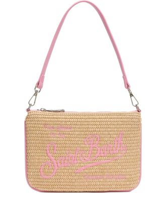 MC2 Saint Barth mini Parisienne straw shoulder bag - 1121 EMBROIDERED