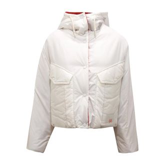 OOF Wear Winter Jackets, female, White, Size: S/M Subway Reversible Padded Jacket