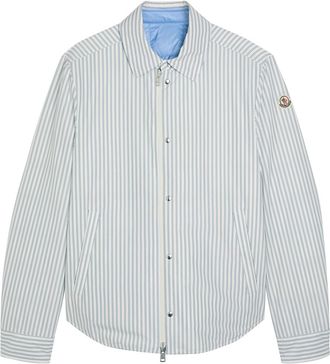 Moncler Cresent Reversible Cotton-blend Poplin Jacket - Light Blue - 2 (UK38 / M)