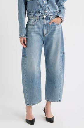 Rag & Bone Charlie Super High Waist Crop Barrel Jeans in Arlo at Nordstrom Rack, Size 31