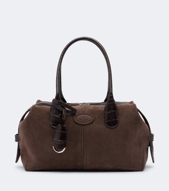 Tod's Bauletto Small suede tote bag