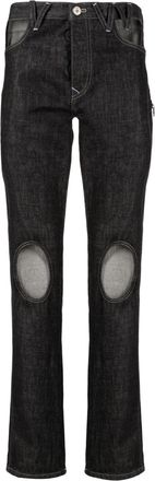 Vivienne Westwood cut-out jeans - unisex - Organic Cotton - 26 - Black