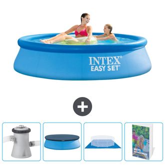 Intex Piscina Easy Set Redonda - 244x61 Cm - 7-piezas Scb117