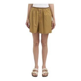 Christophe Lemaire Casual Shorts, female, Yellow, Size: XS Pa1270 Lf1500 Boxer Shorts