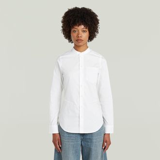 G-Star Slim Poplin Overhemd - Wit - Dames