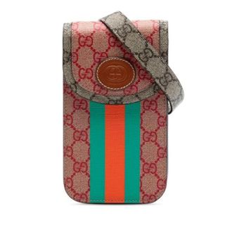Gucci Pre-owned Cross Body Bags, female, Multicolor, Size: ONE SIZE Pre-owned Canvas Crossbody Bag