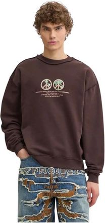 Bluemarble Hombre, Sudaderas, Marr&oacute;n, Talla: M