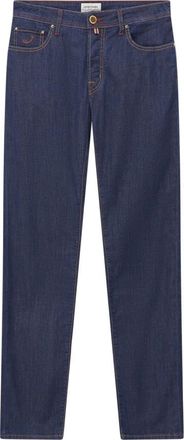 Jacob Cohen Slim-Fit Jeans - Heren - Regular Fit Jeans - Blauw - W35 - Denim - Jeans