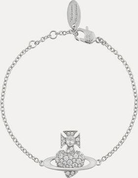 Vivienne Westwood Valentines Agnatha Bracelet Silver Cubic Zirconia Women