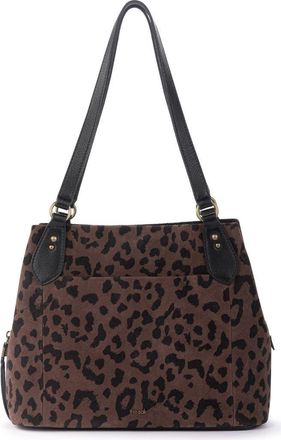The Sak Melrose Satchel Bag in Leopard Suede at Nordstrom
