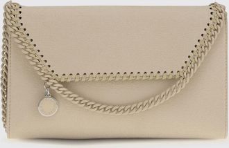 Stella McCartney Borsa Falabella Wallet on Chain in Eco Alter Mat color perla
