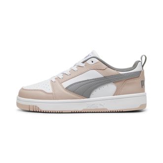 Puma Puma Unisex Adults Rebound V6 Low Sneakers, Rose Quartz-Puma White-Stormy Slate, 6.5 UK