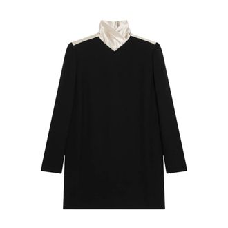 Valentino Garavani Crepe Couture Jurk met &eacute;&eacute;n schouderband - Dames - Jurken - Zwart - Maat: S