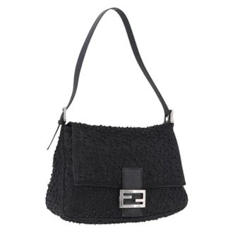 Fendi Pre-owned Vintage Schoudertas - Dames - Pre-owned - Zwart - Maat: ONE Size Leer