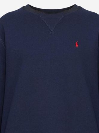 Polo Ralph Lauren Boys Cotton-Blend Sweatshirt Navy Cotton Polyester Hoods & Sweatshirts